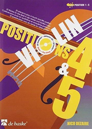 DEZAIRE N. - POSITIONS VIOLIN 4-5  +CD -VIOLIN -