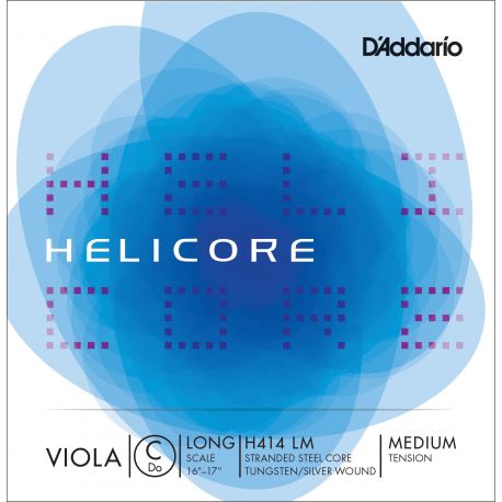 CUERDA VIOLA - D'ADDARIO HELICORE 4º C-DO -TUNGSTENO MEDIUM  H414M