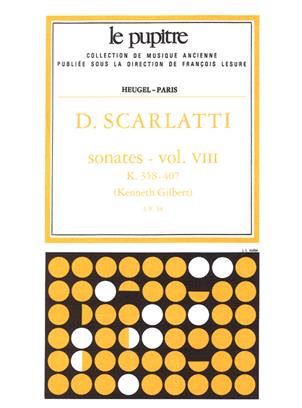 SCARLATTI D. - SONATAS COMPLETAS V.8 K358 A K407 (Lp38)