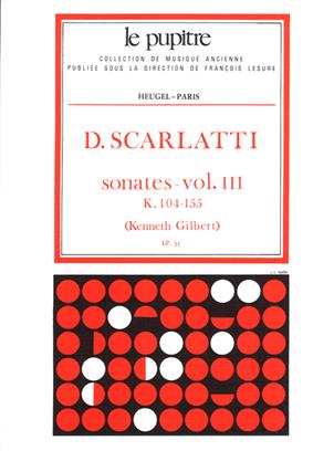 SCARLATTI D. - SONATAS COMPLETAS V.3  K104 A K155 (Lp33)