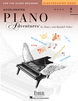 FABER P./R. - ACCELERATED PIANO ADVENTURES SIGHTREADING V.2 OLDER BEGGINER