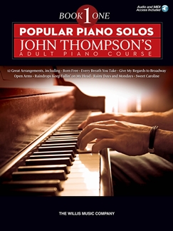 THOPMSON J. - POPULAR PIANO SOLOS .ADULT PIANO COURSE 1 - AUDION ON LINE