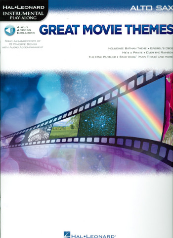ALBUM - GREAT MOVIE THEMES - ALTO SAXOPHONE - INTRUMENTAL PLAY ALONG (+AUDIO DESCARGABLE)