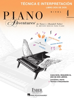 FABER P./R. - PIANO ADVENTURES - TECNICA E INTERPRETACION 4 ( ESPAÑOL)