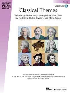 ALBUM - CLASSICAL THEMES - 2 AUDIO ONLINE - HAL LEONARD - STUDENT PIANO LIBRARY