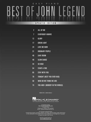 LEGEND J . - BEST OF EASY PIANO 2