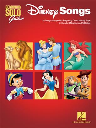 ALBUM - DISNEY SONGS - BEGINNING SOLO GUITAR +(TABLATURA)