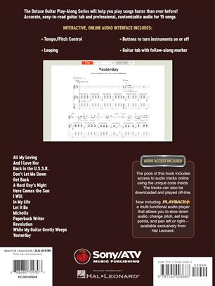 BEATLES. - PLAY ALONG  GUITAR DELUXE Vº4  (+AUDIO DESCARGABLE) 6