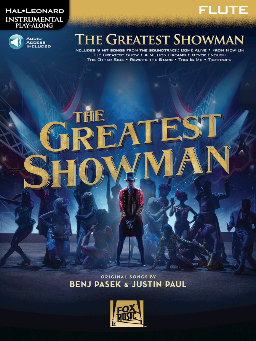 PASEJ/ PAUL -THE GREATEST SHOWMAN - FLUTE INSTRUMENTAL PLAY ALONG (+AUDIO DESCARGABLE)