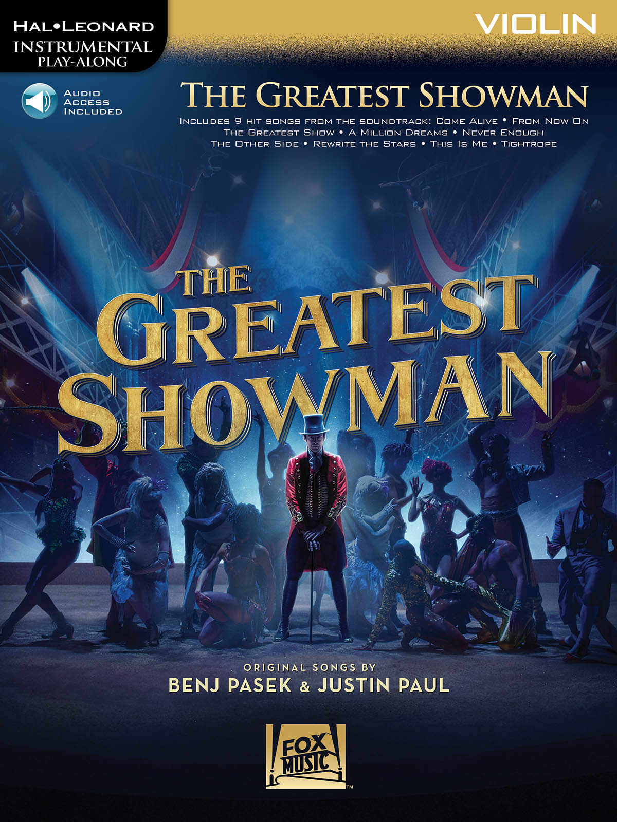PASEJ/PAUL - THE GREATEST SHOWMAN -VIOLIN - INTRUMENTAL PLAY ALONG (+AUDIO DESCARGABLE)