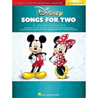 DISNEY W. - SONGS FOR TWO ALTO SAXOPHONES