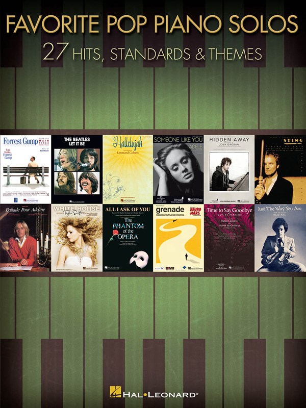 ALBUM - FAVORITE POP PIANO SOLOS (27 HITS, STANDARS & THEMES)