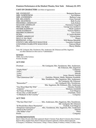 SONDHEIM S. - A LITTLE NIGHT MUSIC ( VOCAL) 3