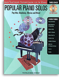 THOMPSON J. - POPULAR PIANO SOLOS GRADE 3+CD