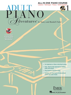 FABER N./R.- ADULT PIANO ADVENTURES ALL IN ONE COURSE V.1 (ESPAÑOL) (+CD Y DVD)