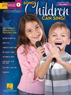 ALBUM - SONGS CHILDREN CAN SINGS - PRO VOCAL 1 + CD
