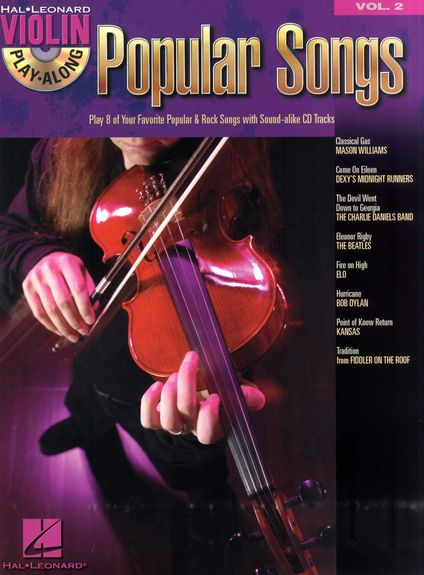 ALBUM - VIOLIN PLAY ALONG POPULAR SOLOS V.2 CD