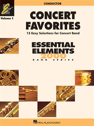ESSENTIAL ELEMENTS 2000 - CONCERT FAVOURITES 1 DIRECTOR