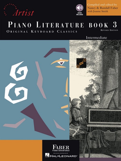 FABER N./R. - PIANO LITERATURE BOOK 3 INTERMEDIATE (AUDIO ONLINE)