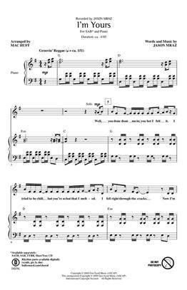 MRAZ J. - I´M YOURS CORO SAB