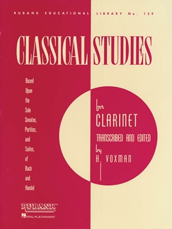 BACH J.S. - CLASSICAL STUDIES FOR CLARINET