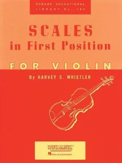 WHISTLER H. - SCALES IN FIRST POSITION FOR VIOLIN