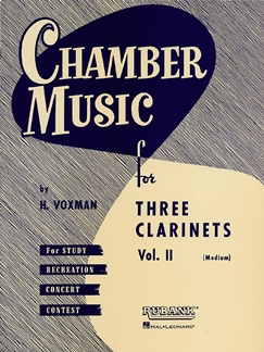 VOXMAN H. -CHAMBER MUSIC FOR THREE CLARINETES V.2 MEDIUM