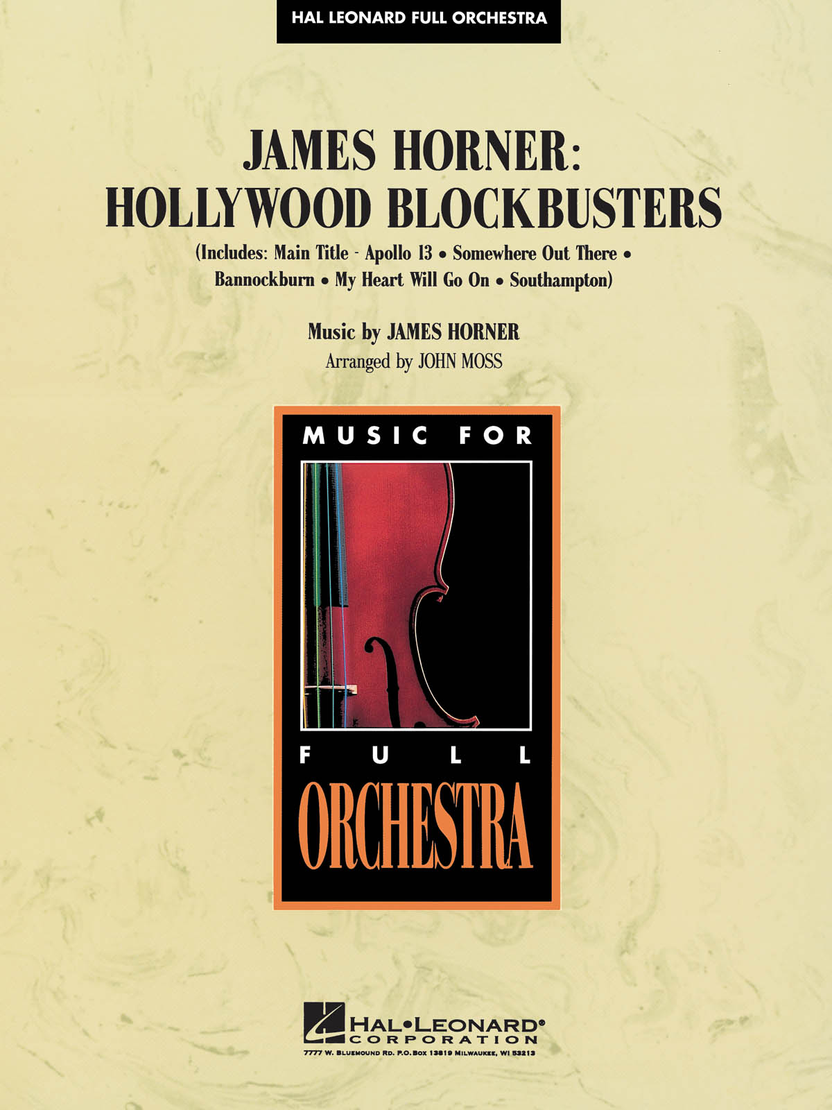 HORNER J. - HOLLYWOOD BLOCKBUSTER - SCORE&PARTS