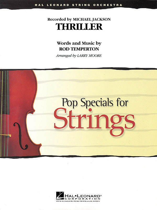 TEMPERTON R. / JACKSON M. - THRILLER - POP SPECIAL STRINGS