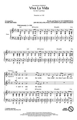 COLDPLAY - VIVA LA VIDA CORO SSA