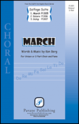 BERG K. - FROM SOLFEGE SUITE MARCH CORO 2 PARTS