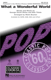 ARMSTRONG/BRIMER- WHAT A WONDERFUL WOLRD CORO SATB