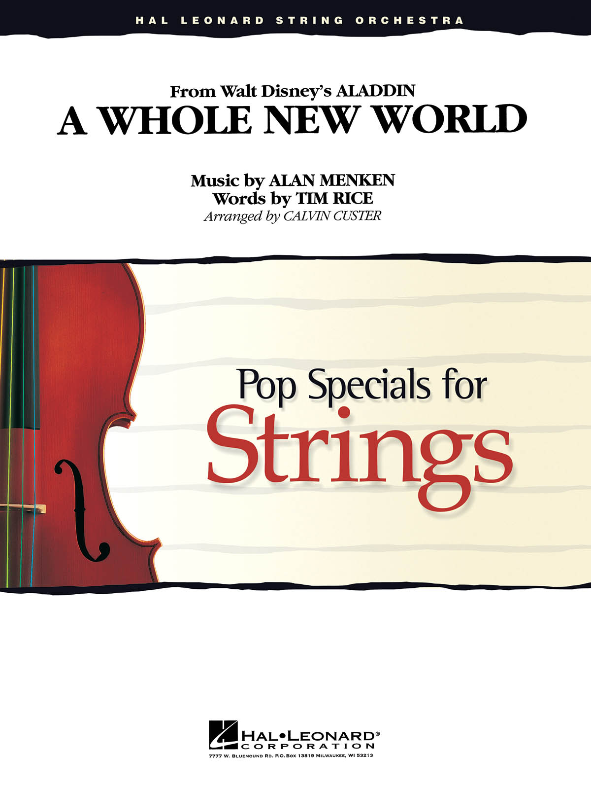 MENKEN A. - POP SPECIAL FOR STRINGS -