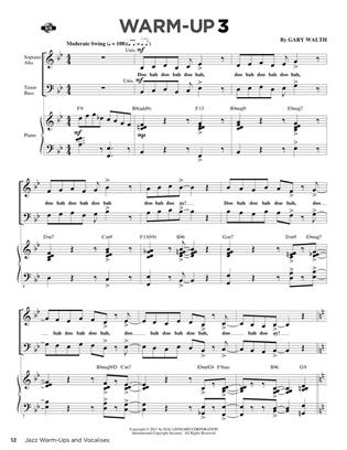 WALTH G. - JAZZ WARM UPS AND VOCALISES 3