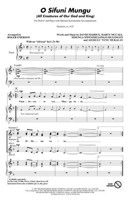 MADDUX. D - O SIFUNI MUNGU CORO SSAA ( ARR. EMERSON)