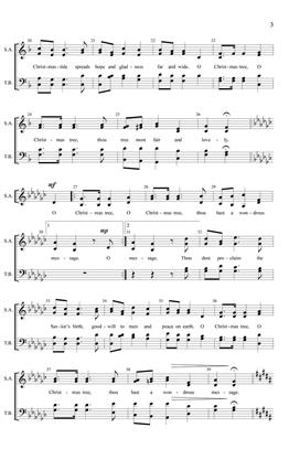 ANONIMO /HALL W. ARR. - O TANEMBAUM CORO SATB A CAPELLA 3