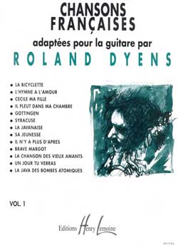 DYENS R. - CANCIONES FRANCESAS V.1 (13) -(TABLATURA)