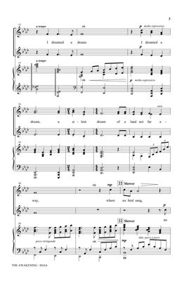 MARTIN J. - THE AWAKENIG CORO SSAA 3