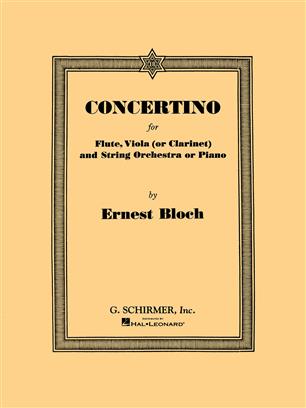 BLOCH E. - CONCERTINO - TRIO