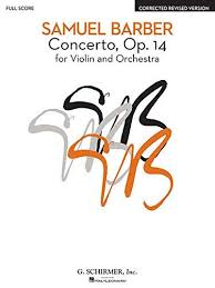 BARBER S. - CONCIERTO VIOLIN OP.14