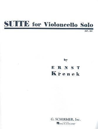 KRENEK E. - SUITE VIOLONCHELO SOLO OP.84