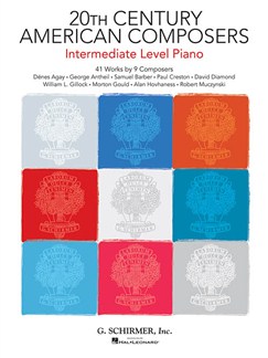 ALBUM - 20th CENTURY AMERICAN COMPOSERS   Intermediate Level Piano