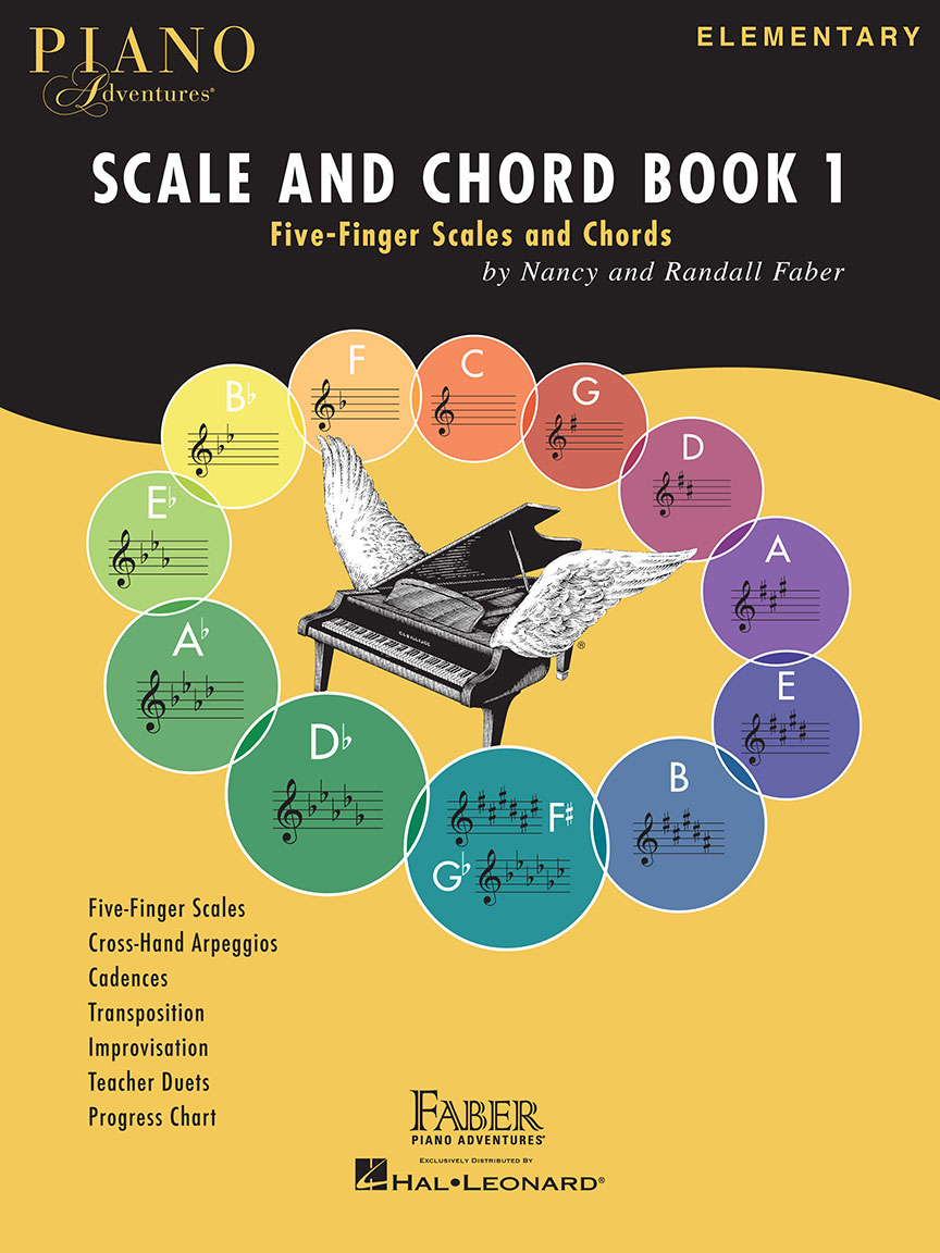 FABER N./R. - SCALE AND CHORD BOOK 1 (FIVE-FINGER)  ELEMENTARY