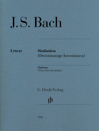 BACH J.S. - SINFONIAS (INVENCIONES 3 VOCES) URTEXT  SIN DEDOS