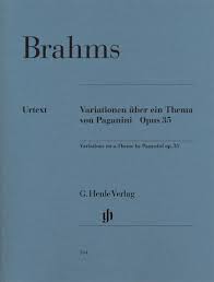 BRAHMS J. - VARIACIONES SOBRE TEMA DE PAGANINI OP.35 URTEXT
