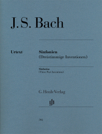 BACH J.S. - SINFONIAS (INVENCIONES 3 VOCES) URTEXT
