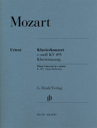 MOZART W.A. - CONCIERTO DE PIANO DOm KV491 URTEXT