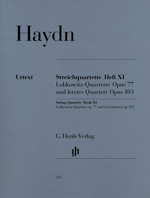 HAYDN J. - CUARTETOS V.11 LOBKOWITZ Y ULTIMOS (2V/VA/C) OP.77 Y 103
