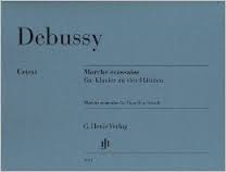 DEBUSSY C. - MARCHA ESCOCESA PIANO 4 MANOS URTEXT