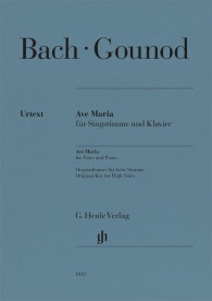 BACH-GOUNOD - AVE MARIA Y AVE MARIA (VOZ ALTA) URTEXT